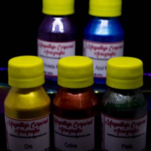 Maquillaje corporal para aerógrafo Metalizado