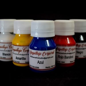 Maquillaje acuacolor básico - Kit x 5