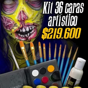 Kit 36 caras artístico